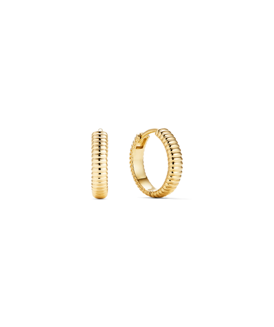 Verve Textured Hoops