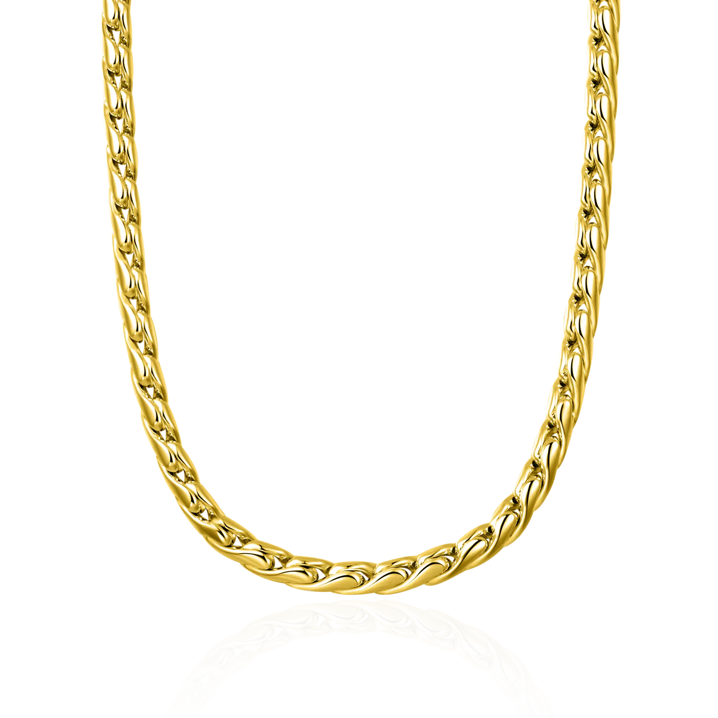 Power Franco Chain – 4.5mm (Yellow Gold)