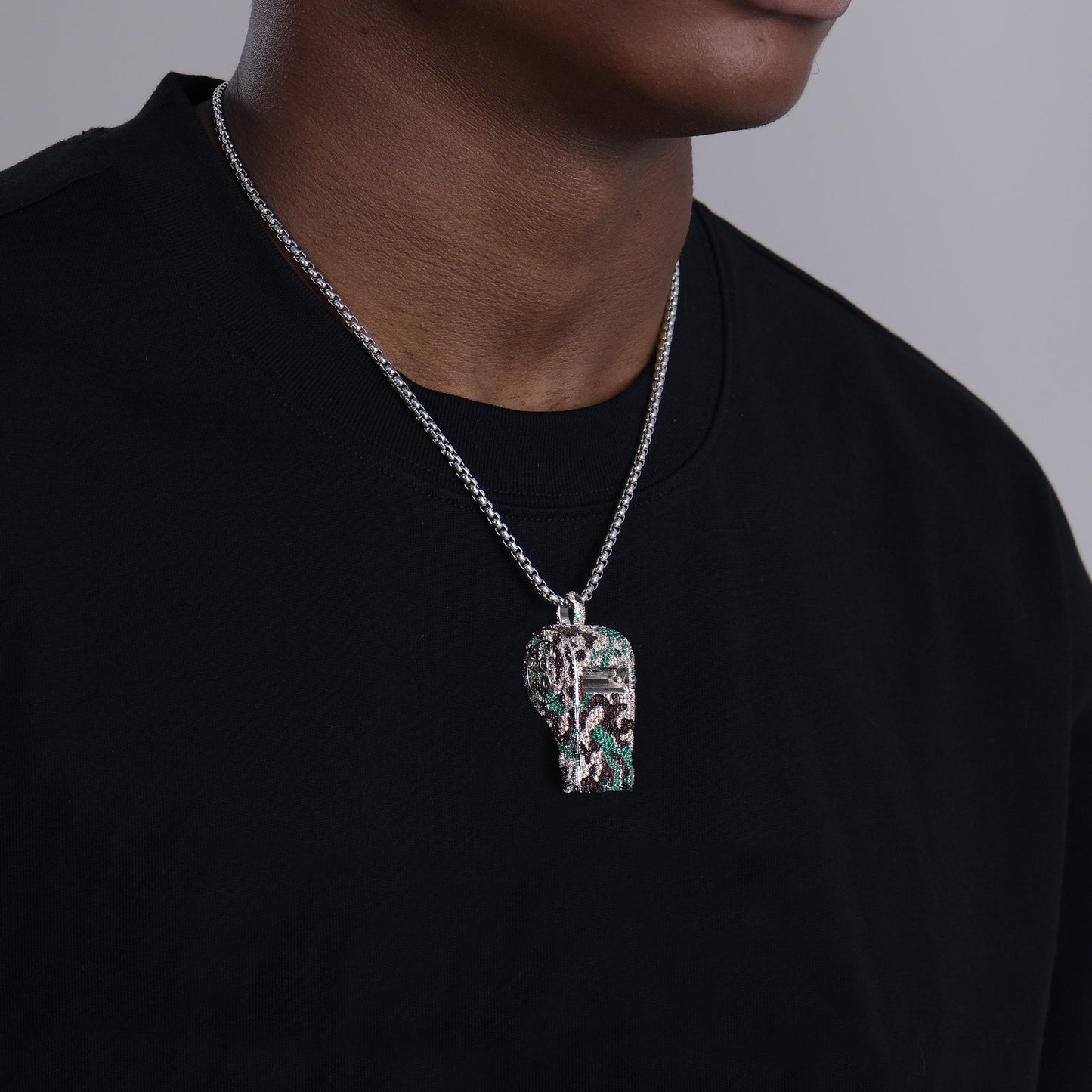Infinity Camo Whistle Pendant