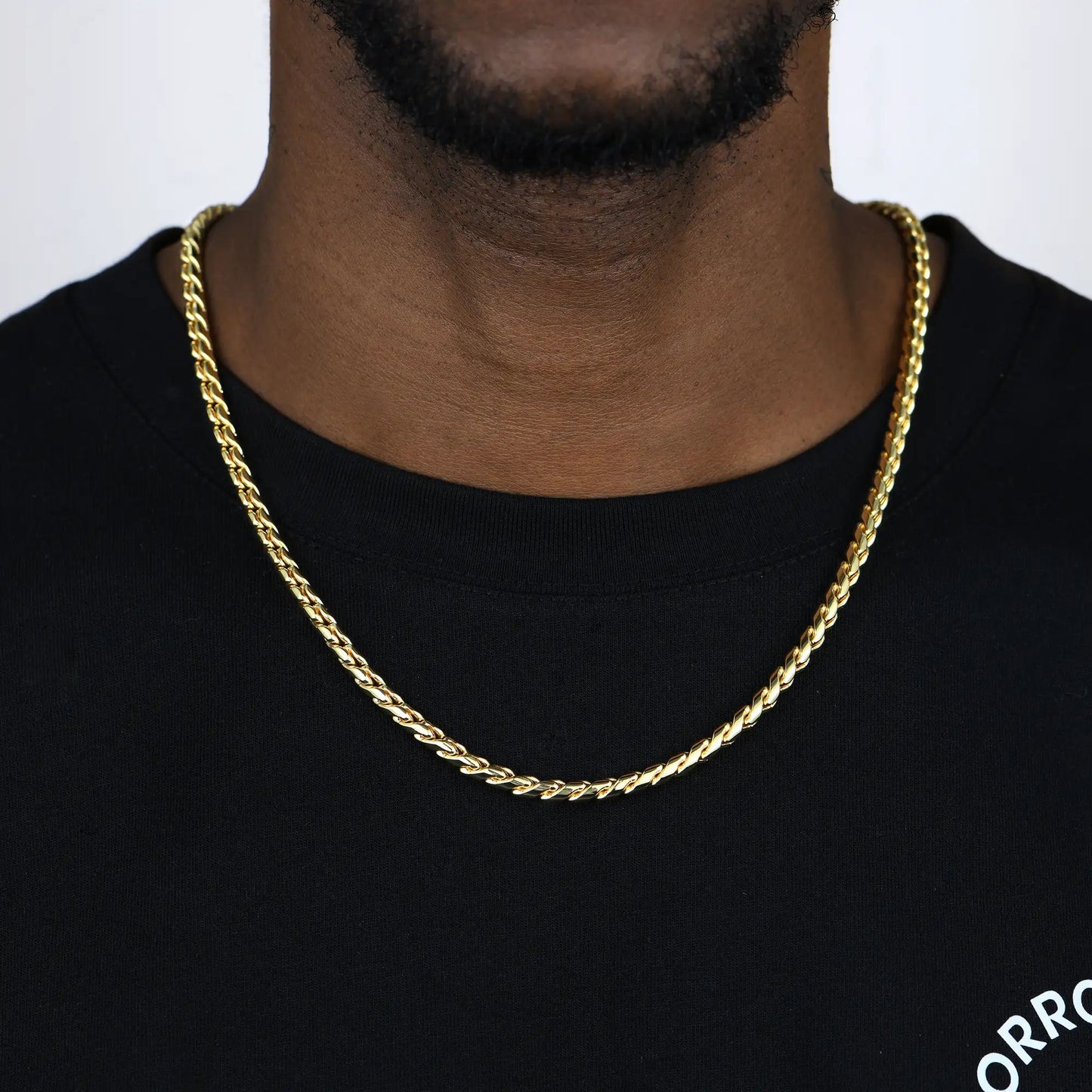 Power Franco Chain – 4.5mm (Yellow Gold)