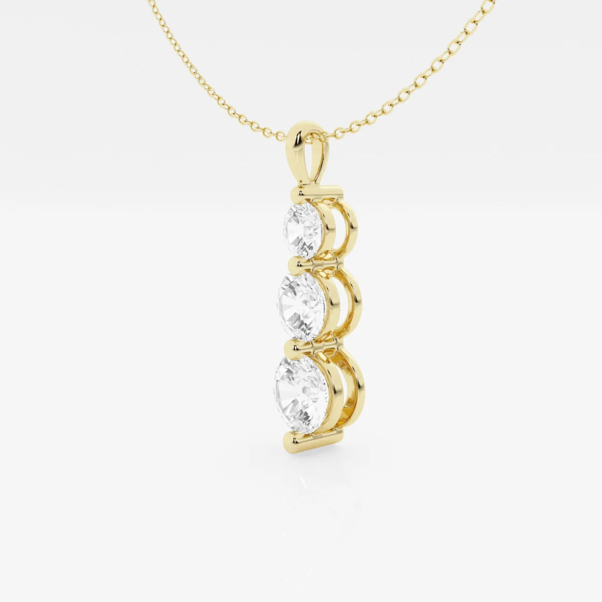 Modern Three-Stone Design