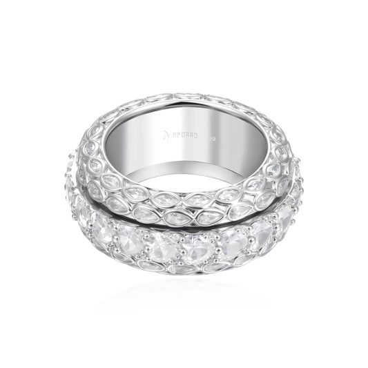 Eternal Motion Mosaic Band Ring