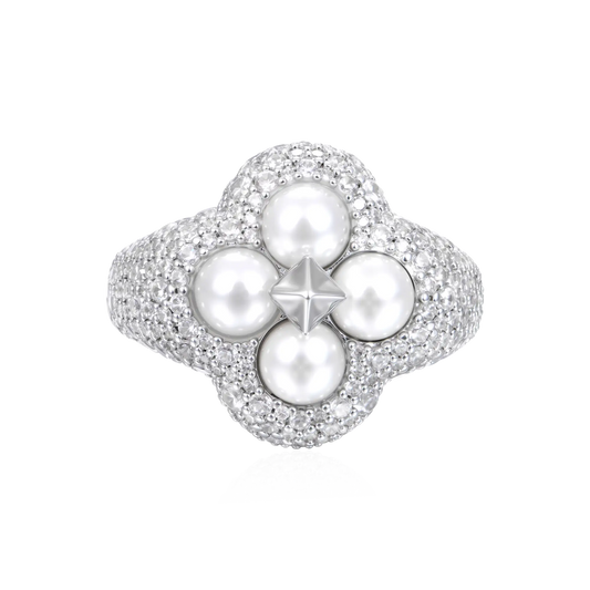 Pearl Clover Station Ring