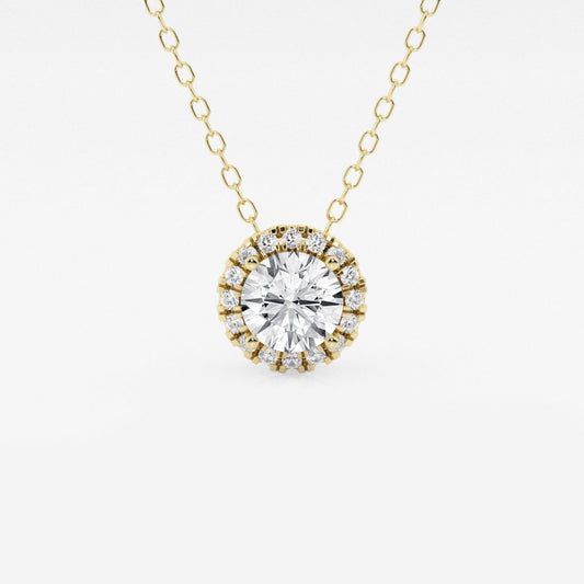 Refined Halo Pendant