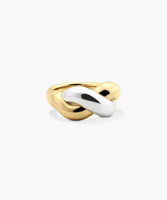 Brioche Mixed Metal Ring