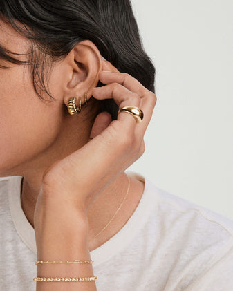 Puffy Bold Hoops