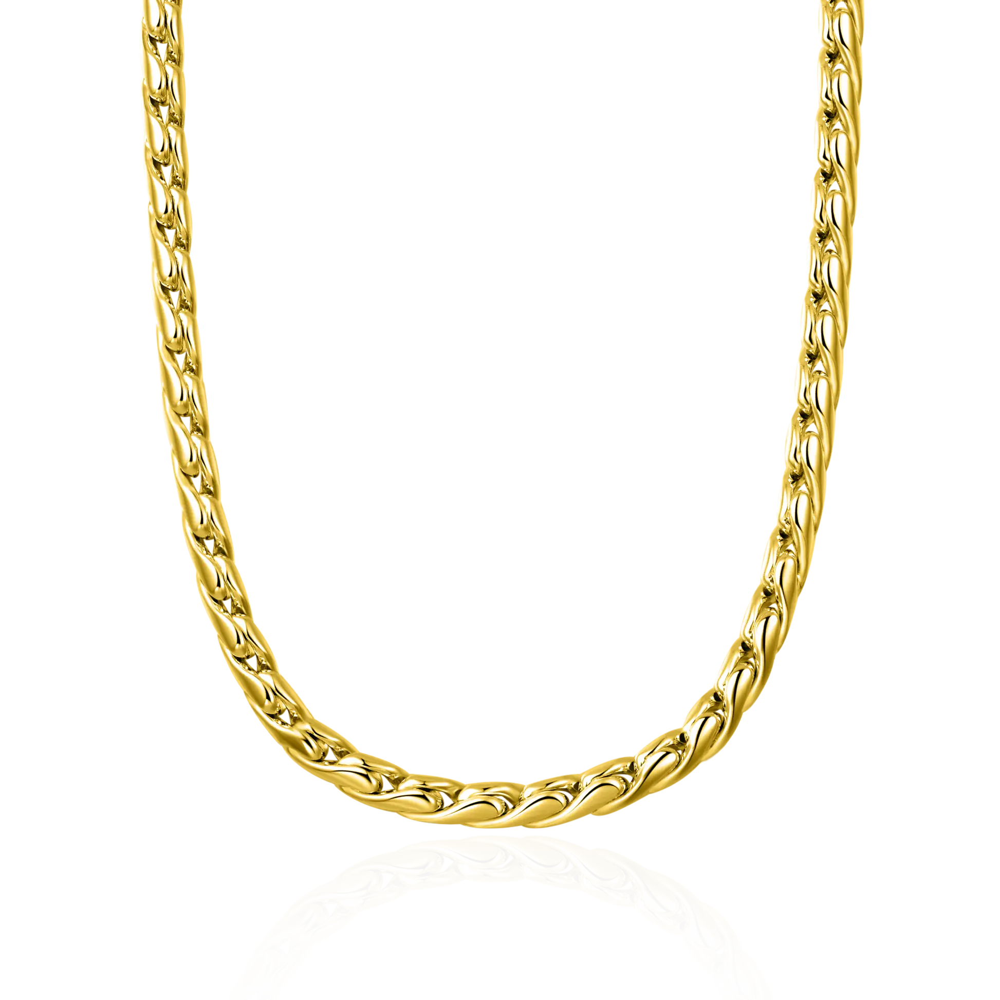 Power Franco Chain – 4.5mm (Yellow Gold)