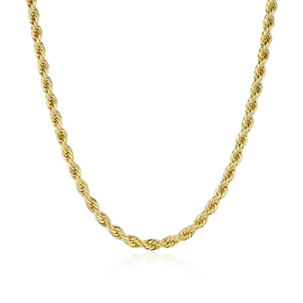Eternal Twist Rope Chain– 4.5mm (Yellow Gold)