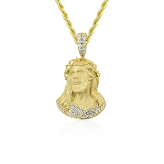 Iced Crucifix Pendant – Medium