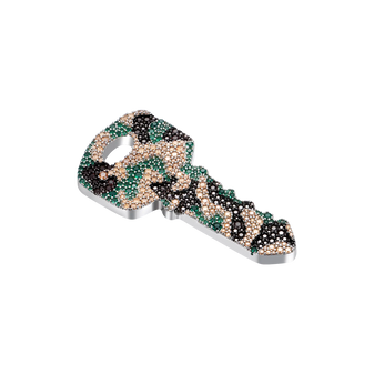 Iced Camo Key Pendant