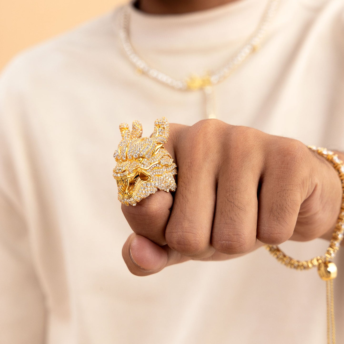 WONG Dragon Statement Ring