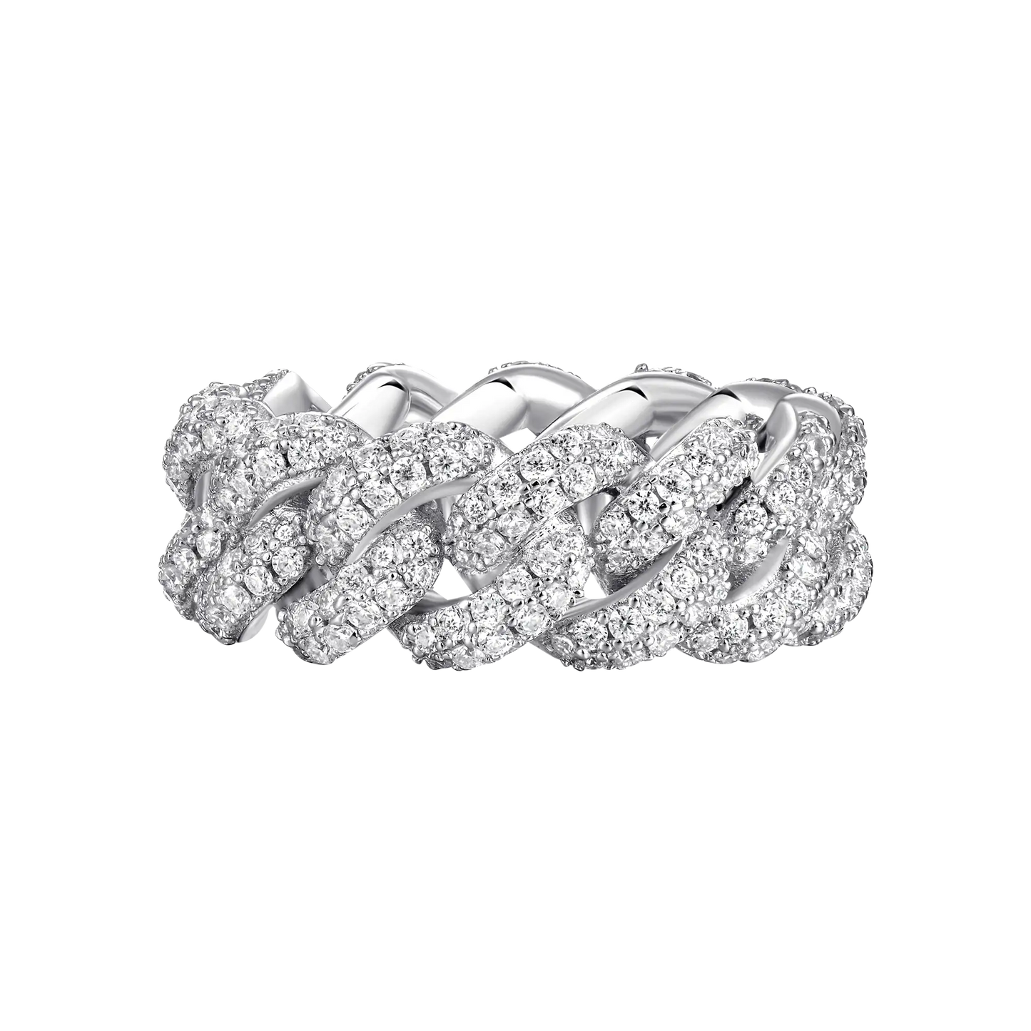 Double Row Cuban Ring
