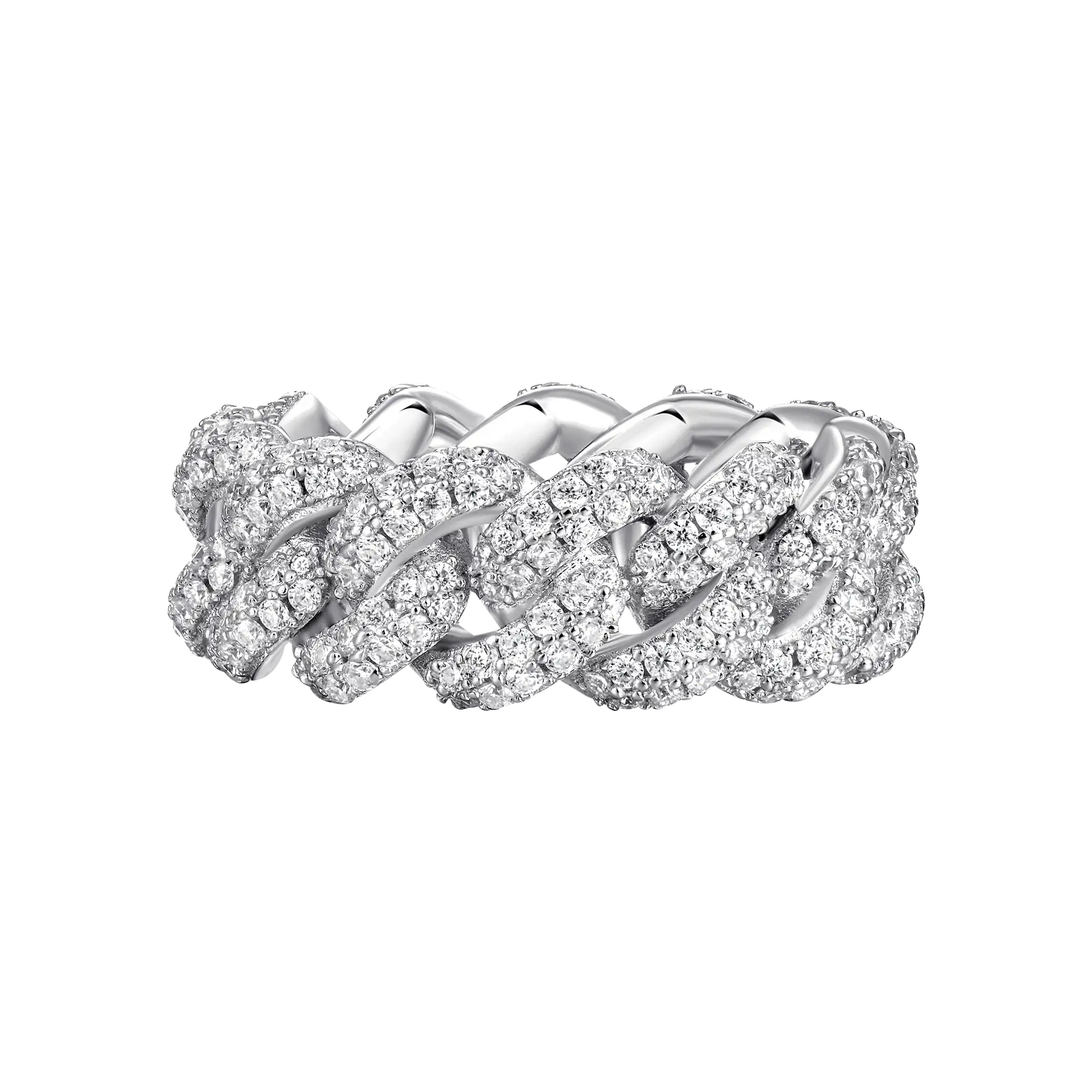 Double Row Cuban Ring