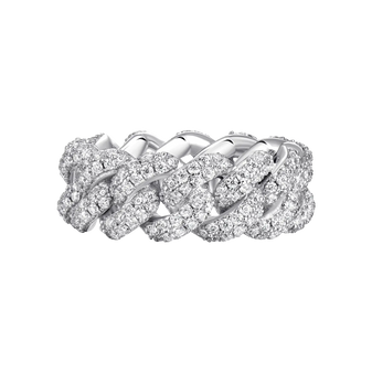 Double Row Cuban Ring