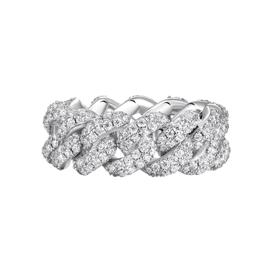 Double Row Cuban Ring