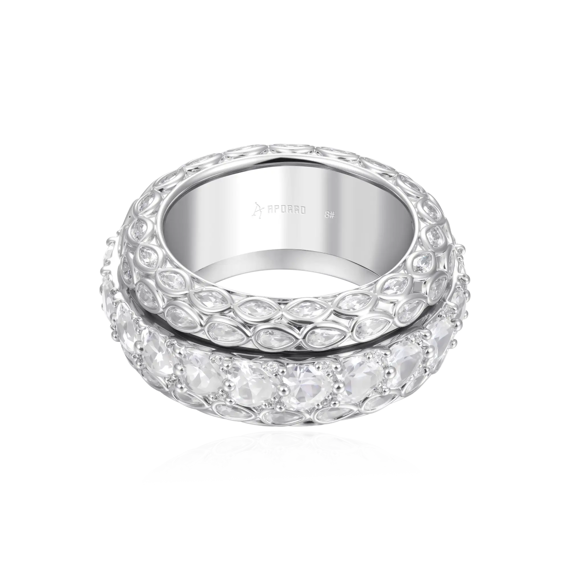 Eternal Motion Mosaic Band Ring