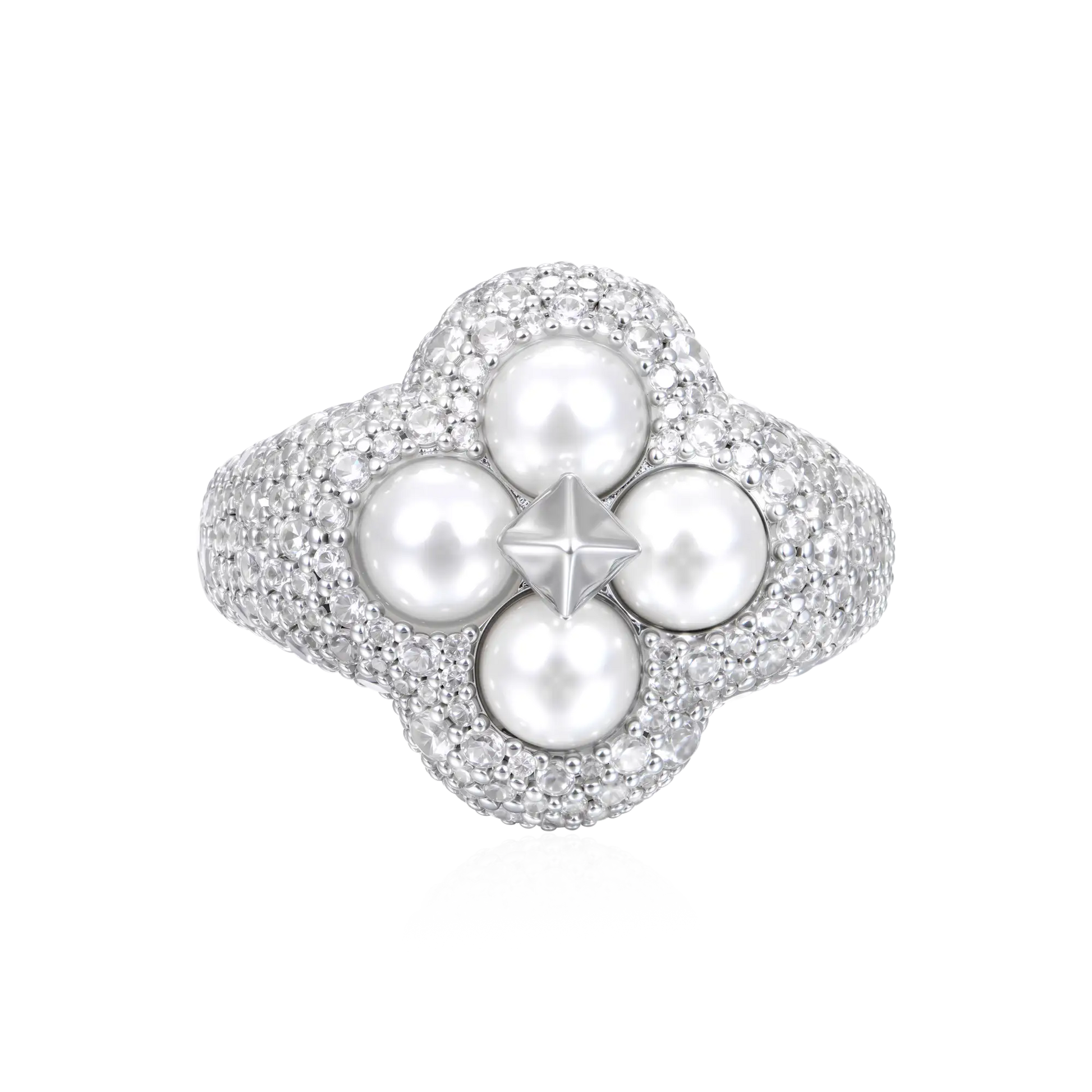 Pearl Clover Station Ring