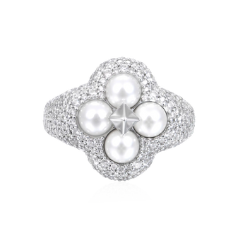Pearl Clover Station Ring