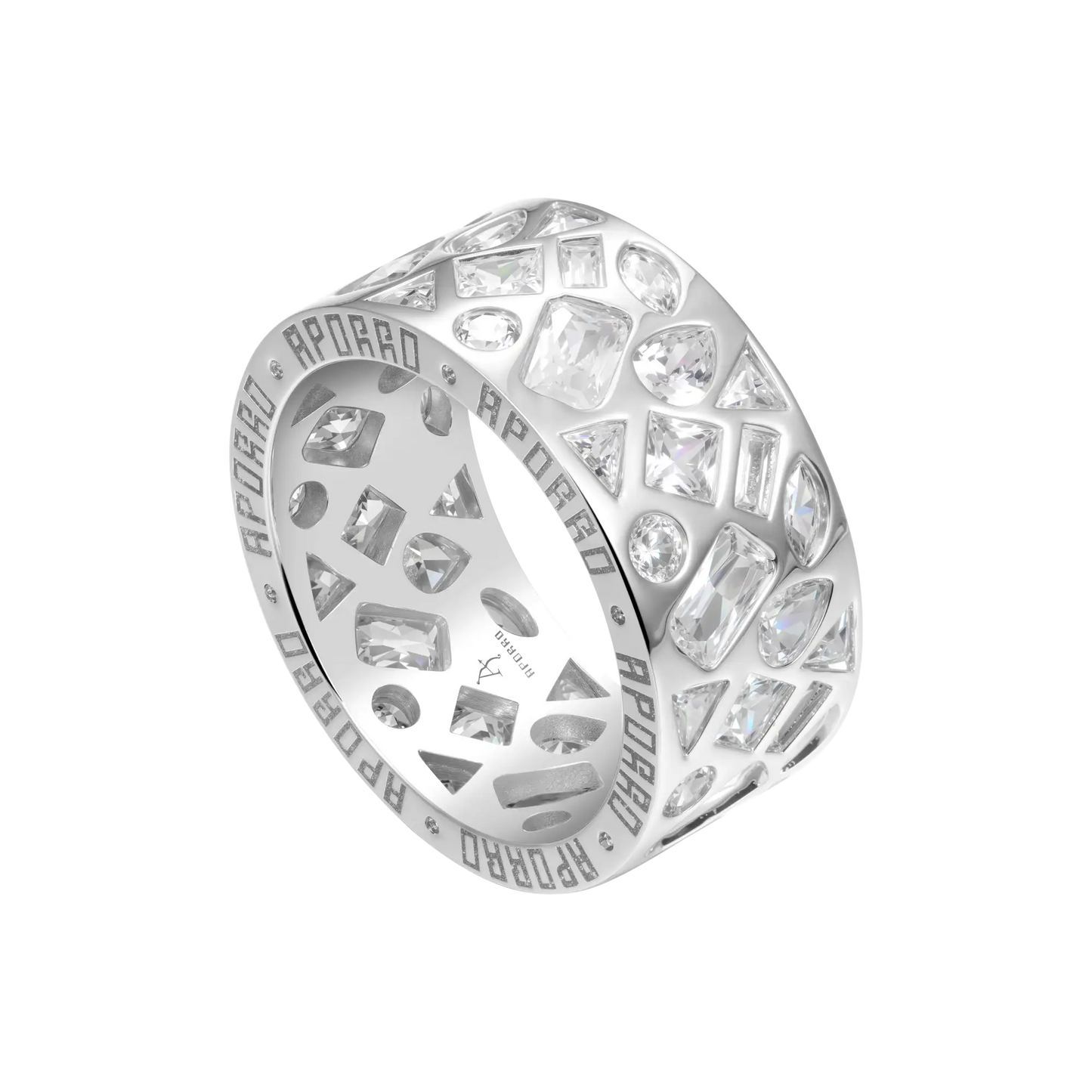 Sacred Window Mosaic Band Ring