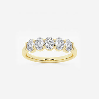 Elegant Five Stone Band
