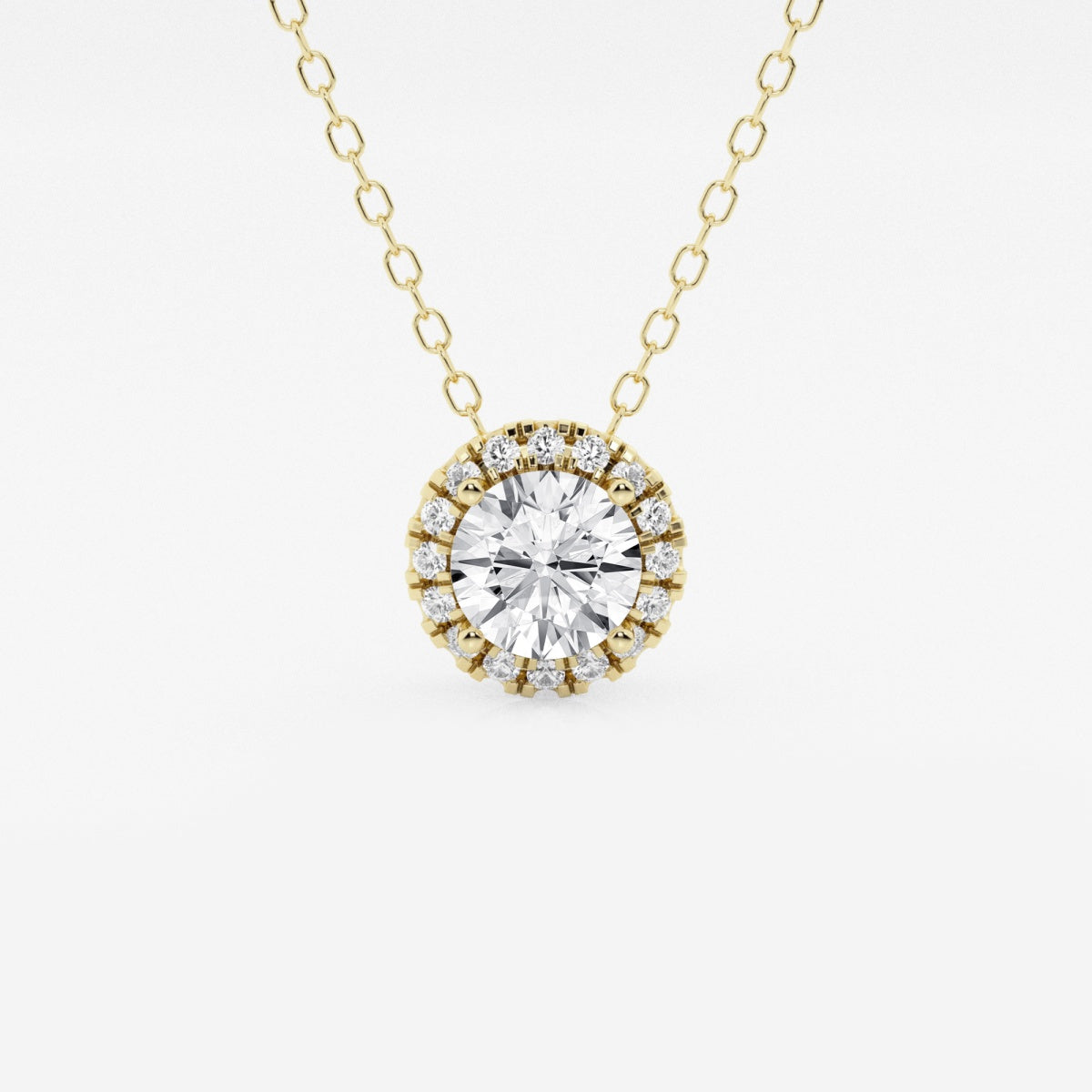 Refined Halo Pendant