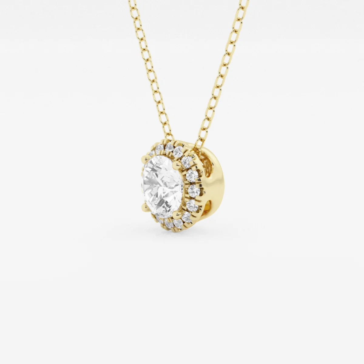 Refined Halo Pendant