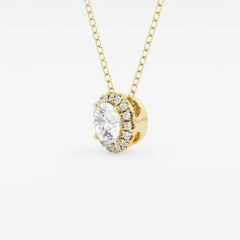 Refined Halo Pendant
